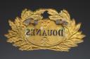 Photo 2 : CUSTOMS SHAKO PLATE, model 1848, Second Republic. 25978