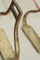 Photo 3 : Pair of stirrups of Hussars or Châsseurs à cheval (Light Cavalry), First Empire.