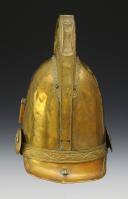 Photo 3 : HELMET OF FIREFIGHTERS OF THE COMMUNE OF CARHAIX, type 1830, July Monarchy. 24564