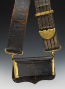 Photo 4 : OFFICER'S CAVALRY CARTRIDGE BOX, Restoration period. 30121
