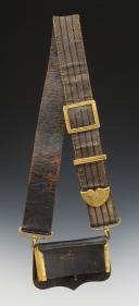 Photo 5 : OFFICER'S CAVALRY CARTRIDGE BOX, Restoration period. 30121