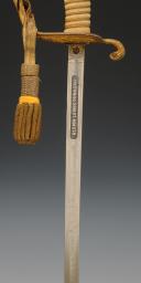 Photo 7 : SABRE AYANT APPARTENU AU LIEUTENANT DE L'US NAVY GLENN LEWIS DUNAGAN, modèle 1852, Première moitié du XIXème siècle (vers 1937-1939). 32678