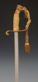 Photo 9 : SABRE AYANT APPARTENU AU LIEUTENANT DE L'US NAVY GLENN LEWIS DUNAGAN, modèle 1852, Première moitié du XIXème siècle (vers 1937-1939). 32678