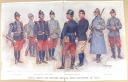 Photo 1 : E. DETAILLE - " Tenues créées par Edouard Detaille pour l'infanterie de ligne " - Planche