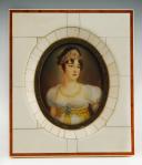 JOSÉPHINE IMPÉRATRICE, Premier Empire : portrait miniature. 32602