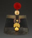 GRANADIER OFFICER'S SHAKO, INFANTRY, 3rd battalion, 4th company, model 1872, Third Republic. 33452
