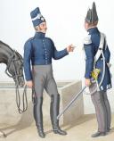 Photo 2 : 1820. Garde Royale. Grenadiers à Cheval (1er Régiment). Grenadiers.