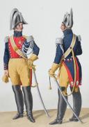 Photo 2 : 1830. Gendarmerie Royale des Départements. Lieutenant-Colonel, Capitaine.