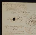Photo 2 : DEMANDE DE PENSION DE VEUVE D'UN CAPITAINE DU 55e RÉGIMENT D'INFANTERIE, Premier Empire. 32285