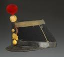 Photo 2 : GRANADIER OFFICER'S SHAKO, INFANTRY, 3rd battalion, 4th company, model 1872, Third Republic. 33452