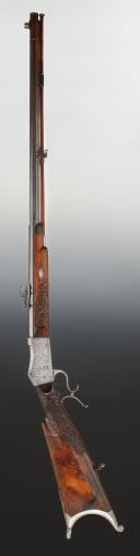 Photo 2 : CARABINE DE TIR DE PRÉCISION MONOCOUP DE SAINT ÉTIENNE, STYLE SUISSE, Troisième République. 33586