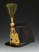 Photo 3 : 45th Line Infantry Regiment Fusilier Shako, 1860 model, Second Empire. 27745