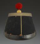 Photo 3 : GRANADIER OFFICER'S SHAKO, INFANTRY, 3rd battalion, 4th company, model 1872, Third Republic. 33452