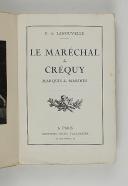 Photo 3 : LANOUVELLE (E. de) – Le Maréchal de Créquy