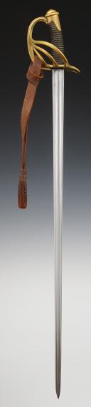 Photo 4 : DRAGOON SABER, model 1854, Second Empire, scabbard altered Third Republic. 29523R