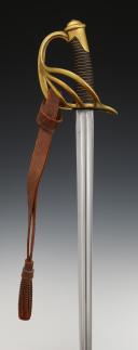 Photo 5 : DRAGOON SABER, model 1854, Second Empire, scabbard altered Third Republic. 29523R