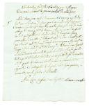 Photo 1 : Chouannerie. MORICQ*, DÉNONCIATION D'EMBRIGADEMENT CHEZ LES CHOUANS FAITE PAR ANDRÉ LEAU, 26 avril 1793.