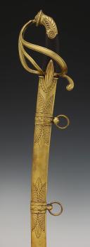 SABRE D'OFFICIER DE CAVALERIE LÉGÈRE OU D'ÉTAT-MAJOR, Premier Empire - Restauration. 32997