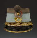 OFFICER'S SHAKO OF HORSE CHASSEURS, model 1874, Third Republic. 33451