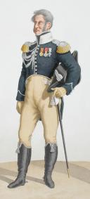Photo 2 : 1817. Garde Royale. Chasseurs. Major, Chasseur.