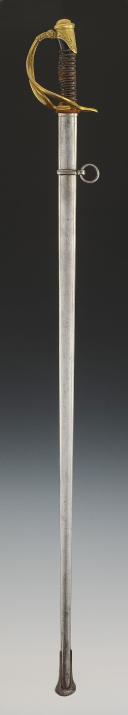 Photo 2 : SABER FOR CHILDREN'S EQUIPMENT, model 1822 for a light cavalry officer, Third Republic. 27849-1