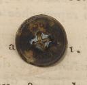 Photo 2 : UNIFORM BUTTON, 1ST REGIMENT OF DRAGOONS, Restoration period. 26576