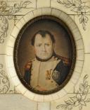 Photo 2 : MARIE-LOUISE IMPÉRATRICE ET L'EMPEREUR NAPOLÉON Ier, Premier Empire : double portrait miniature. 32601