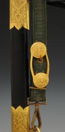 Photo 2 : SABRE D'OFFICIER DE LA MARINE DE LA RÉPUBLIQUE ARABE SYRIENNE, Milieu XXème siècle (1963-1972). 32669