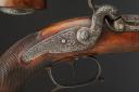 Photo 4 : PAIR OF OFFICER PERCUSSION PISTOLS SIGNED "PERIN LE PAGE À PARIS", July Monarchy. 33603
