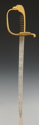 Photo 5 : SABRE D'OFFICIER DE LA MARINE DE LA RÉPUBLIQUE ARABE SYRIENNE, Milieu XXème siècle (1963-1972). 32669