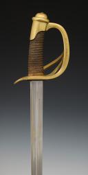 Photo 7 : LIGHT CAVALRY TROOPS SABER, model 1882, WITH ITS SCABBARD COVER, Third Republic. 29514R