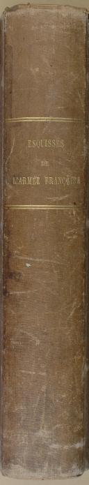 Photo 8 : AUBRY et LŒILLOT  - " Esquisses historiques, psychologiques et critiques de l'Armée Française, par Joachim Ambert " - 1 Tome - Seconde édition - Saumur - 1837