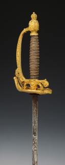 Photo 9 : OFFICER'S SWORD OF THE REGIMENT OF THE IMPERIAL GUARD DRAGOONS, also known as the "Empress's Dragoons," Second Empire. 29061