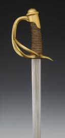Photo 9 : LIGHT CAVALRY TROOPS SABER, model 1882, WITH ITS SCABBARD COVER, Third Republic. 29514R