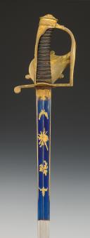 Photo 10 : SABRE DES GENDARMES DE LA MAISON MILITAIRE DU ROI, modèle 1814, Restauration. 30027