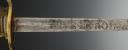 Photo 12 : REWARD SWORD, KNOWN AS "DES PAROISSES", given to Lieutenant of Gendarmerie RENÉ BEDOUET, model 1816, Restoration period. 32705