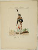 Photo 1 : GENTY : TROUPES RUSSES : OFFICIER DE GRENADIER - INFANTERIE DE LIGNE, 1815. 