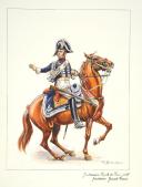 Photo 1 : Gendarme en grande tenue de la Gendarmerie Royale de Parie, 1816.