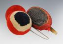 TROIS POMPONS POUR COIFFURES, XIXème siècle. 32880