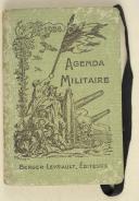 Photo 1 : Agenda militaire à l’usage des officiers et sous-officiers de toutes les armes : 1923 – 1924