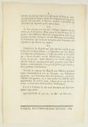 Photo 2 : ORDONNANCE DU ROI, concernant la fixation & l'administration de la Masse destinée à l'habillement & à l'équipement de ses Troupes. Du 19 décembre 1784. 8 pages