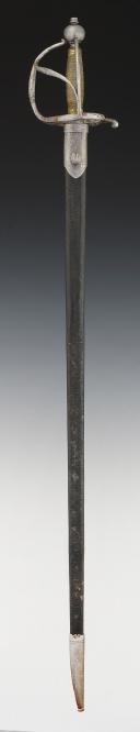 Photo 2 : SABRE D'OFFICIER DE CAVALERIE, modèle 1767, Ancienne Monarchie (1767-1763). 30416