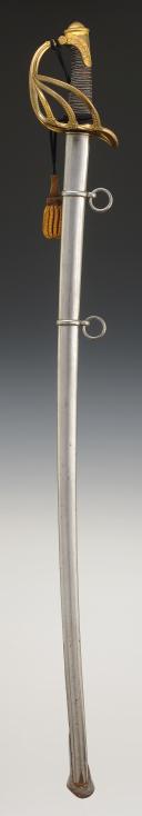 Photo 2 : SABRE D'OFFICIER DE CAVALERIE LÉGÈRE, modèle 1822, Monarchie de Juillet. 27039-1