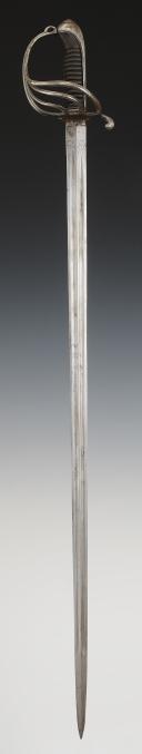 Photo 3 : SABRE D'OFFICIER POUR L'ARMÉE D'AFRIQUE, ZOUAVES, TIRAILLEURS OU CHASSEURS D'AFRIQUE, vers 1855 - 1860, Second Empire. 30509R