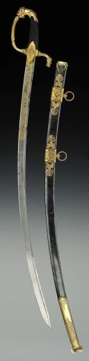 Photo 3 : Luxury sword that belonged to François Marie Joseph Riou de Kersalaün, Major of the National Guard of Brest, President of the National Assembly, French Revolution, Consulate.