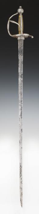Photo 4 : SABRE D'OFFICIER DE CAVALERIE, modèle 1767, Ancienne Monarchie (1767-1763). 30416