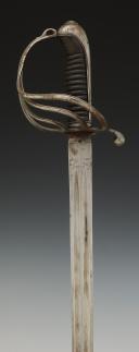 Photo 4 : SABRE D'OFFICIER POUR L'ARMÉE D'AFRIQUE, ZOUAVES, TIRAILLEURS OU CHASSEURS D'AFRIQUE, vers 1855 - 1860, Second Empire. 30509R