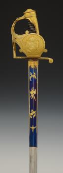 Photo 5 : SABRE DES GENDARMES DE LA MAISON MILITAIRE DU ROI, modèle 1814, Restauration. 30027