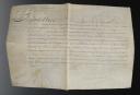 Photo 5 : LIEUTENANT COMMANDER COMMISSION FOR MR. LE VASSOR DE LA TOUCHE, signed at Fontainebleau on October 6, 1768 by the Grand Admiral of France, Duke of Penthièvre Louis de Bourbon and "Louis" (secretary) for Louis XVI. 30277