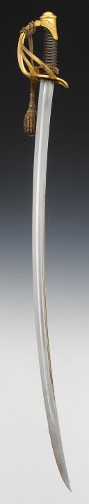 Photo 5 : BRIGADE GENERAL OF LIGHT CAVALRY SABER, model 1822, Second Empire. Inventory number: 27135.